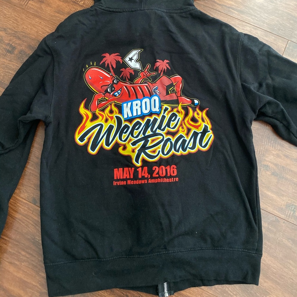 KROQ Weenie Roast black hoodie